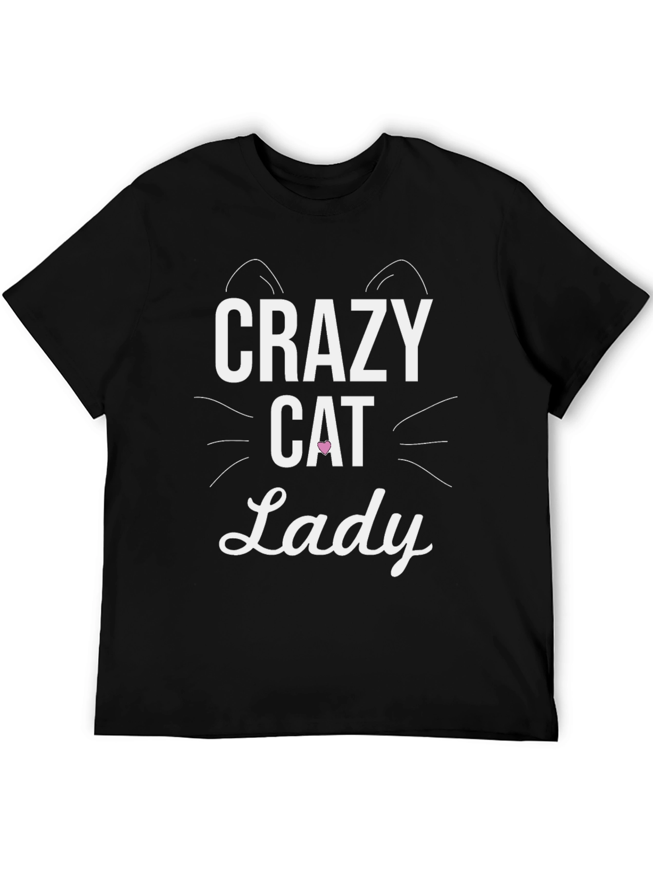 Crazy Cat Lady Graphic Tee - Novelty T-Shirt