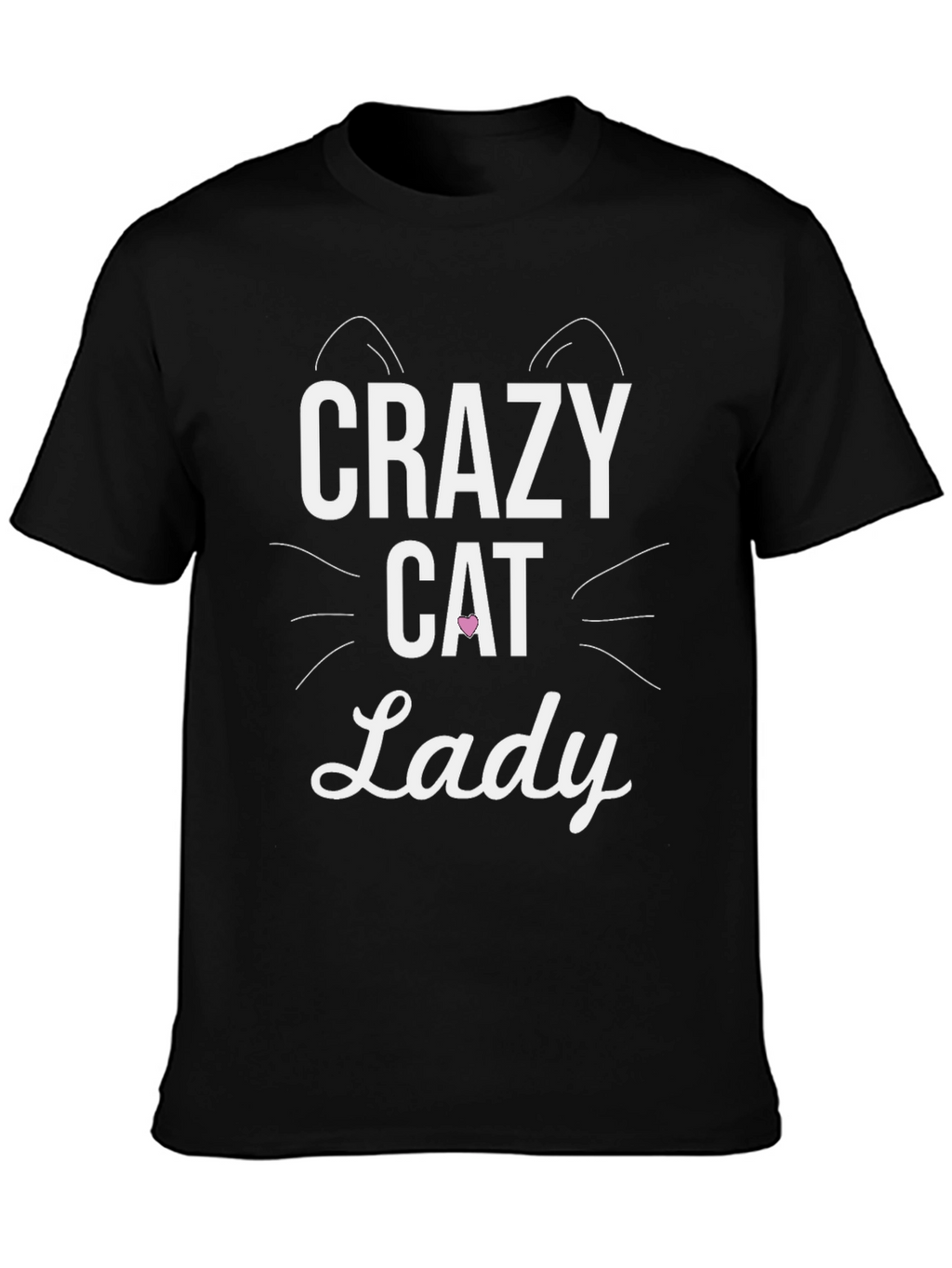 Crazy Cat Lady Graphic Tee - Novelty T-Shirt