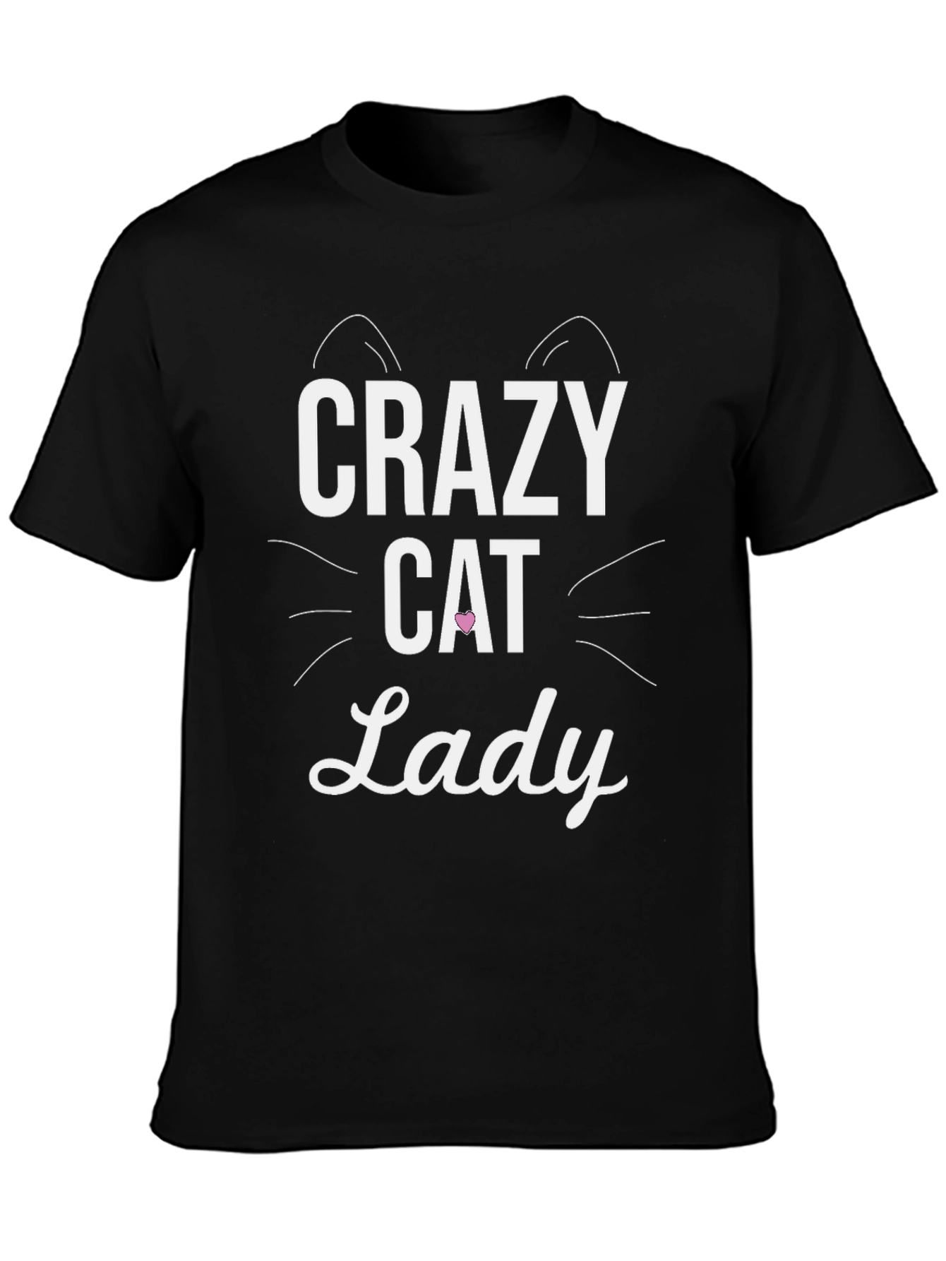 Crazy Cat Lady Graphic Tee - Novelty T-Shirt