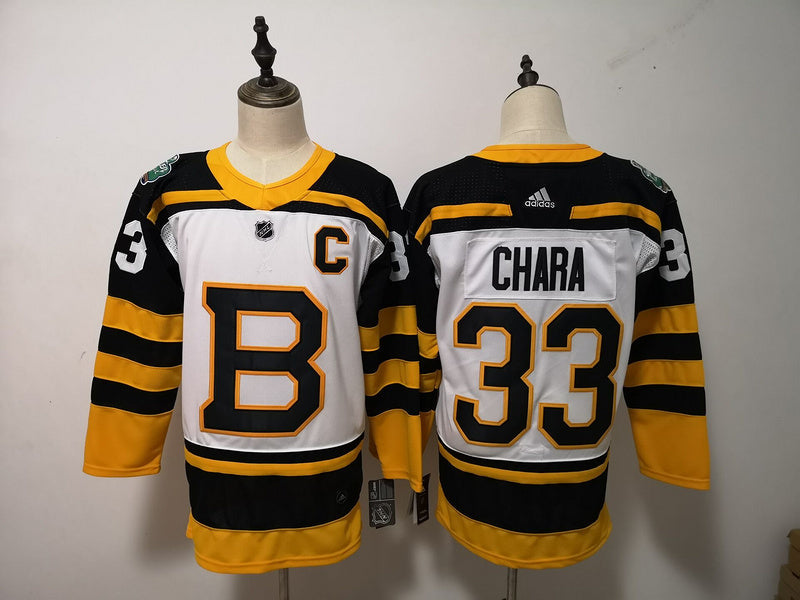 Men's Boston Bruins Zdeno Chara #33 White Replica Player Jerseys
