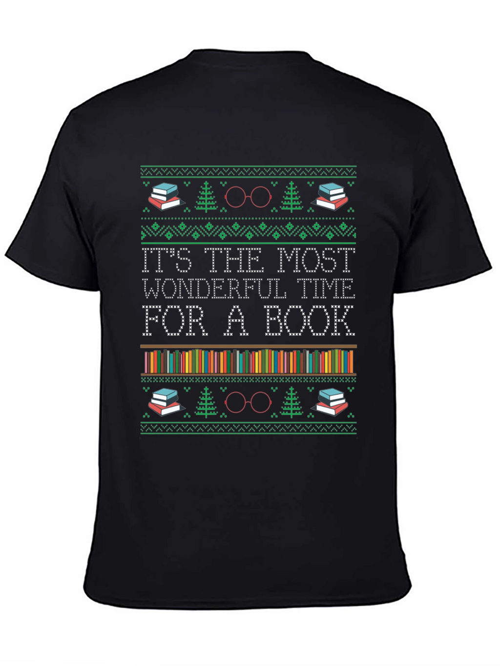 Book Lover Holiday T-Shirt