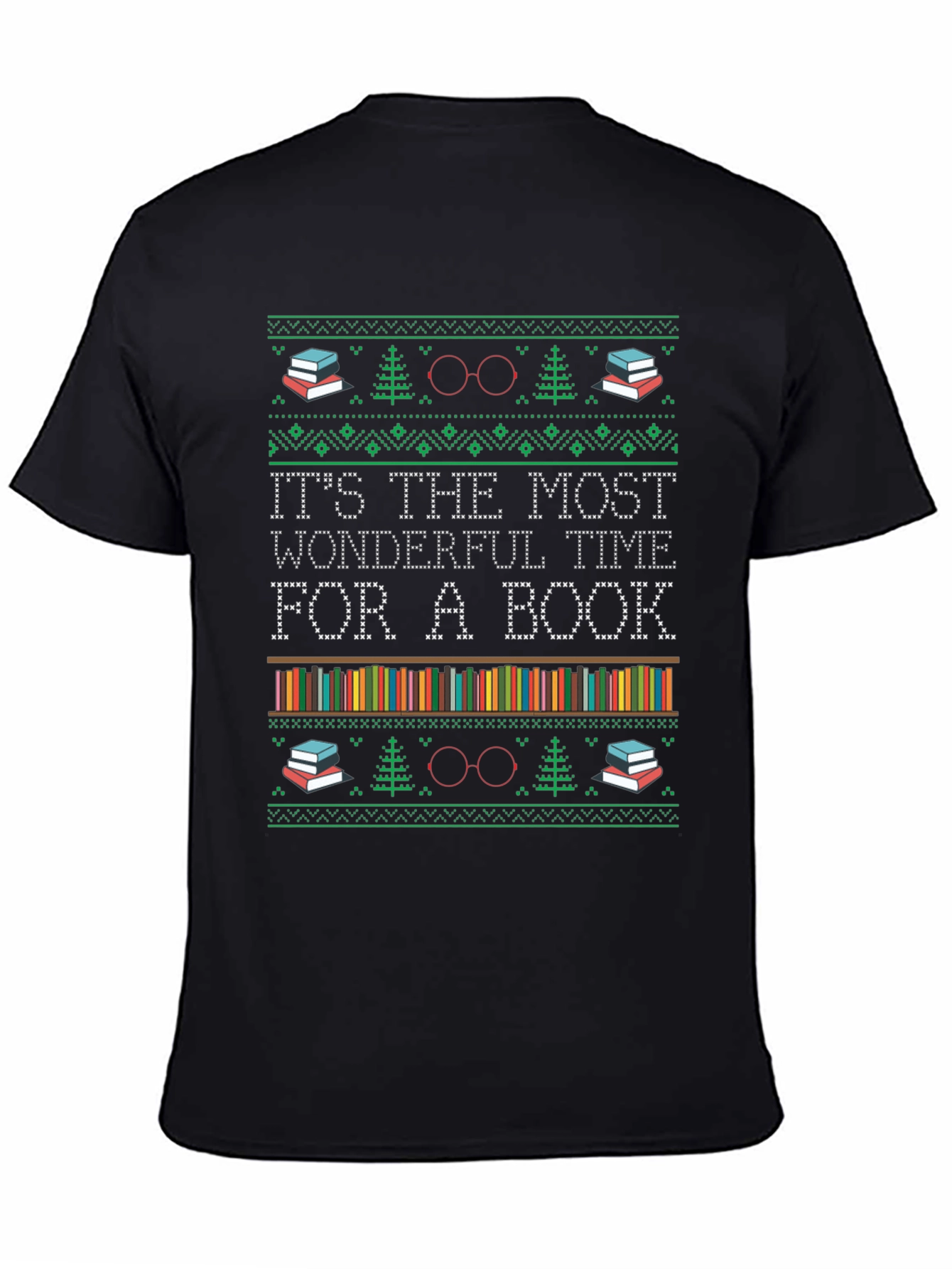 Book Lover Holiday T-Shirt