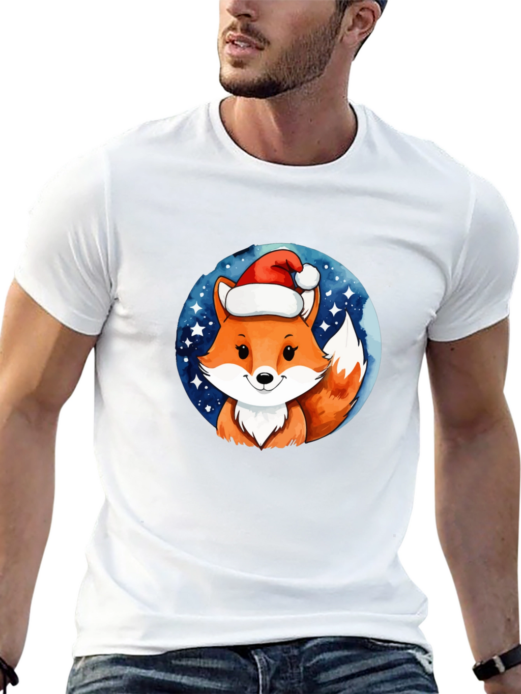 Festive Fox Tee - Holiday Cheer!