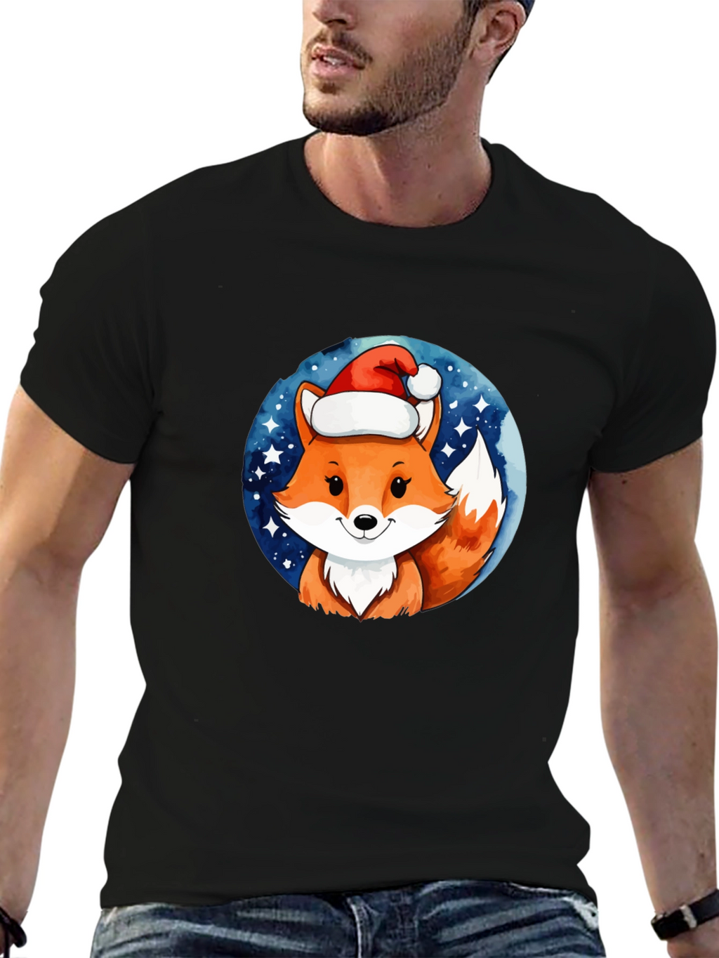 Festive Fox Tee - Holiday Cheer!