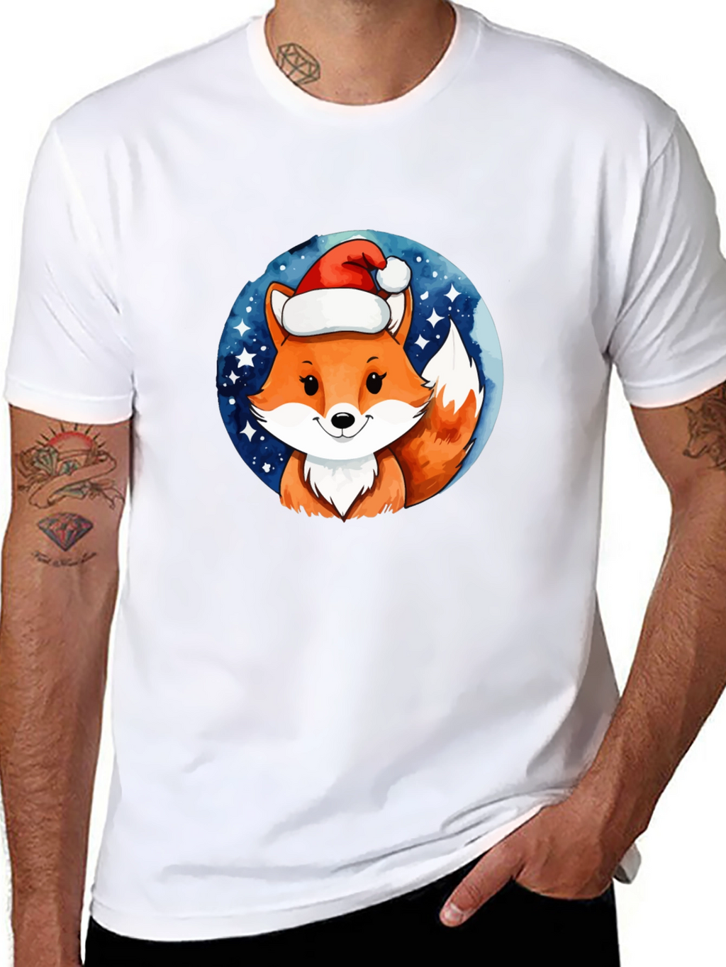 Festive Fox Tee - Holiday Cheer!