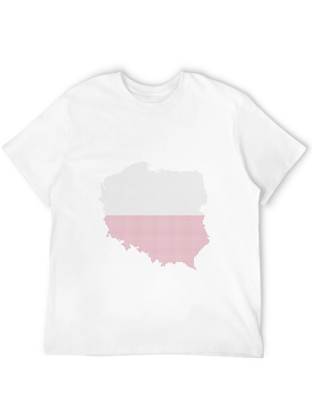 Poland Flag Map Graphic T-Shirt