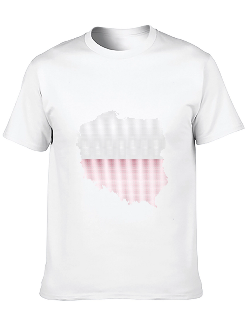 Poland Flag Map Graphic T-Shirt