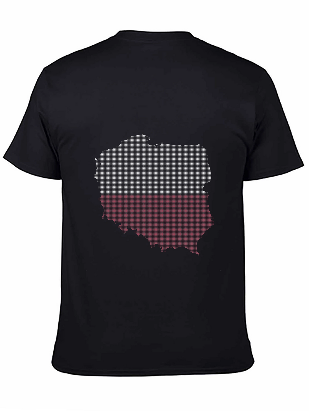 Poland Flag Map Graphic T-Shirt