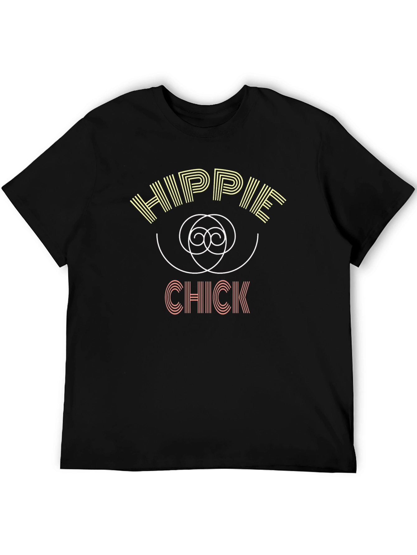 Hippie Chick Graphic Tee - Unisex Soft Cotton T-Shirt