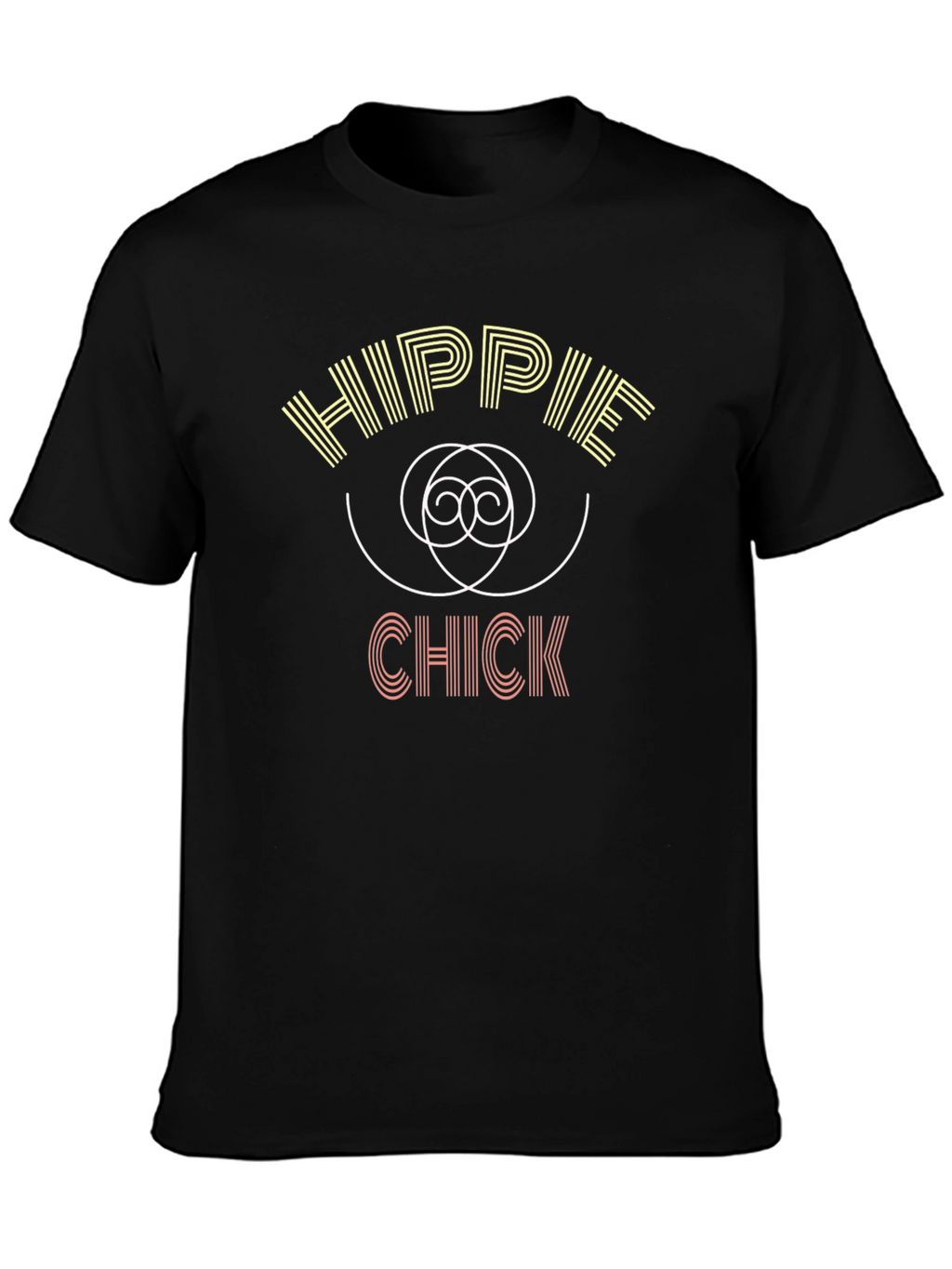 Hippie Chick Graphic Tee - Unisex Soft Cotton T-Shirt