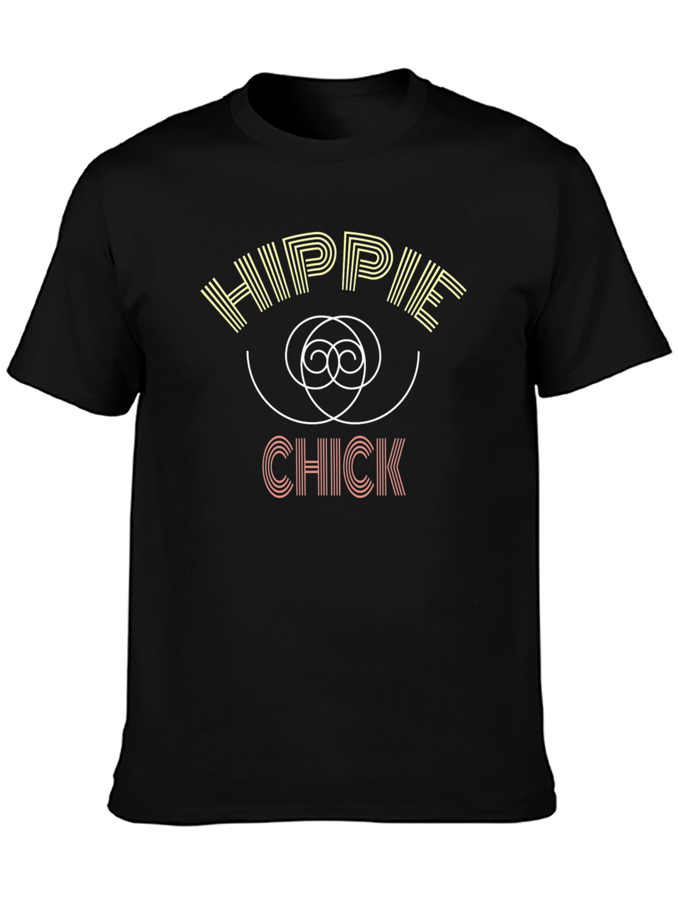 Hippie Chick Graphic Tee - Unisex Soft Cotton T-Shirt