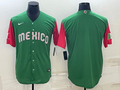 Men's 2023 World Baseball Classic Mexico Green/Red Blank Jerseys