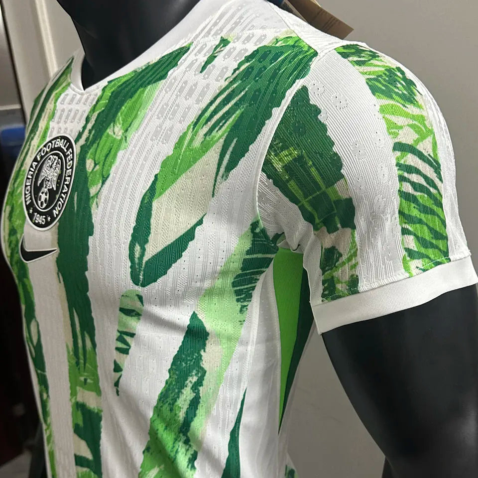 2025/26 Nigeria Home Player Version Soccer Jersey Detail 3
