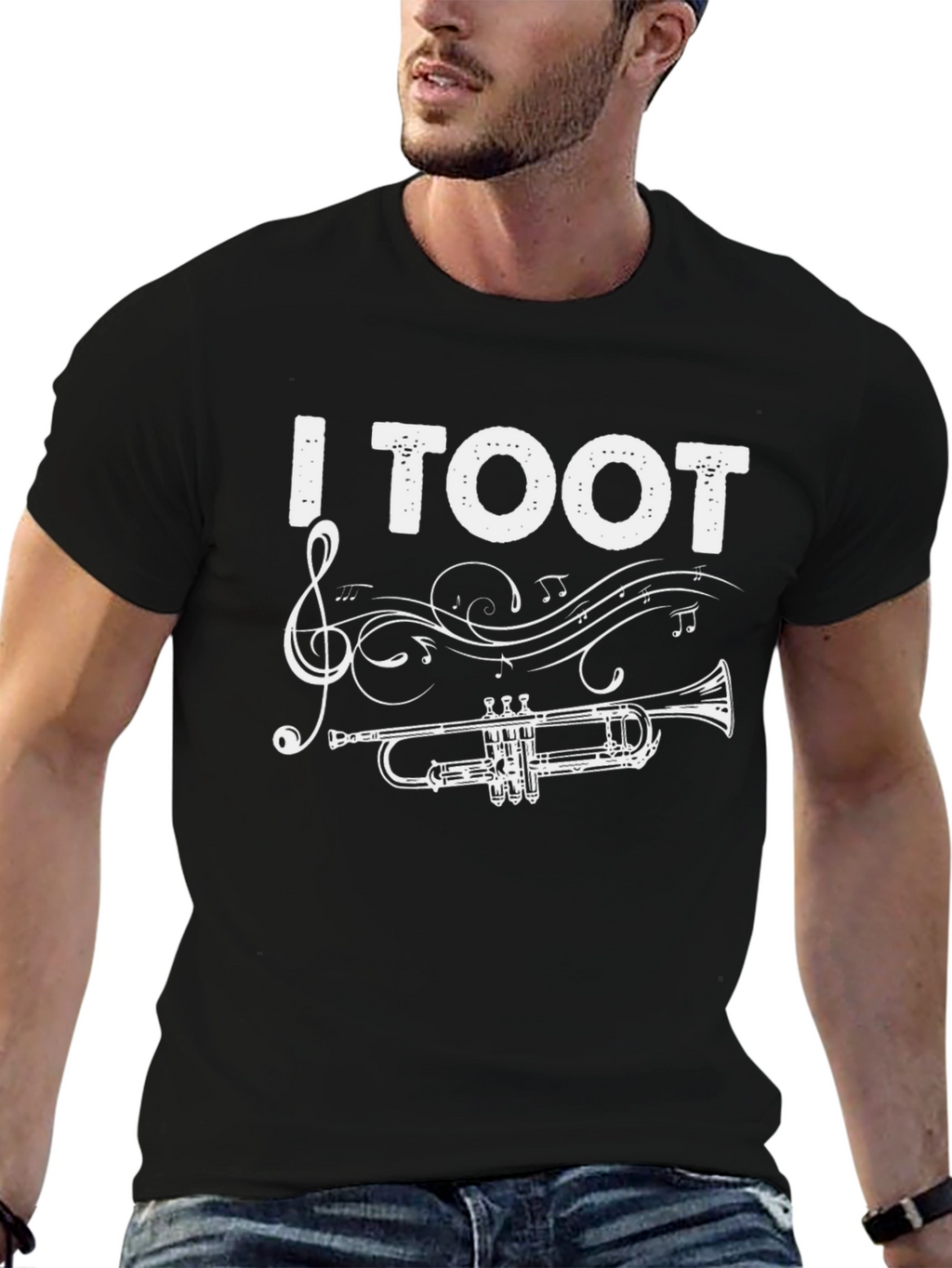 I Toot Trumpet T-Shirt - Musician Humor Tee