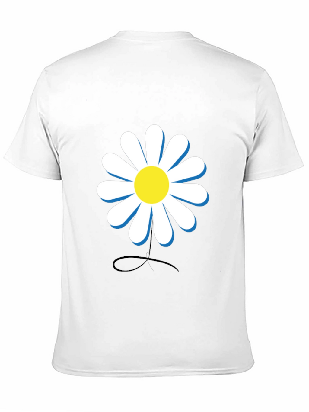 Daisy Graphic Black T-Shirt