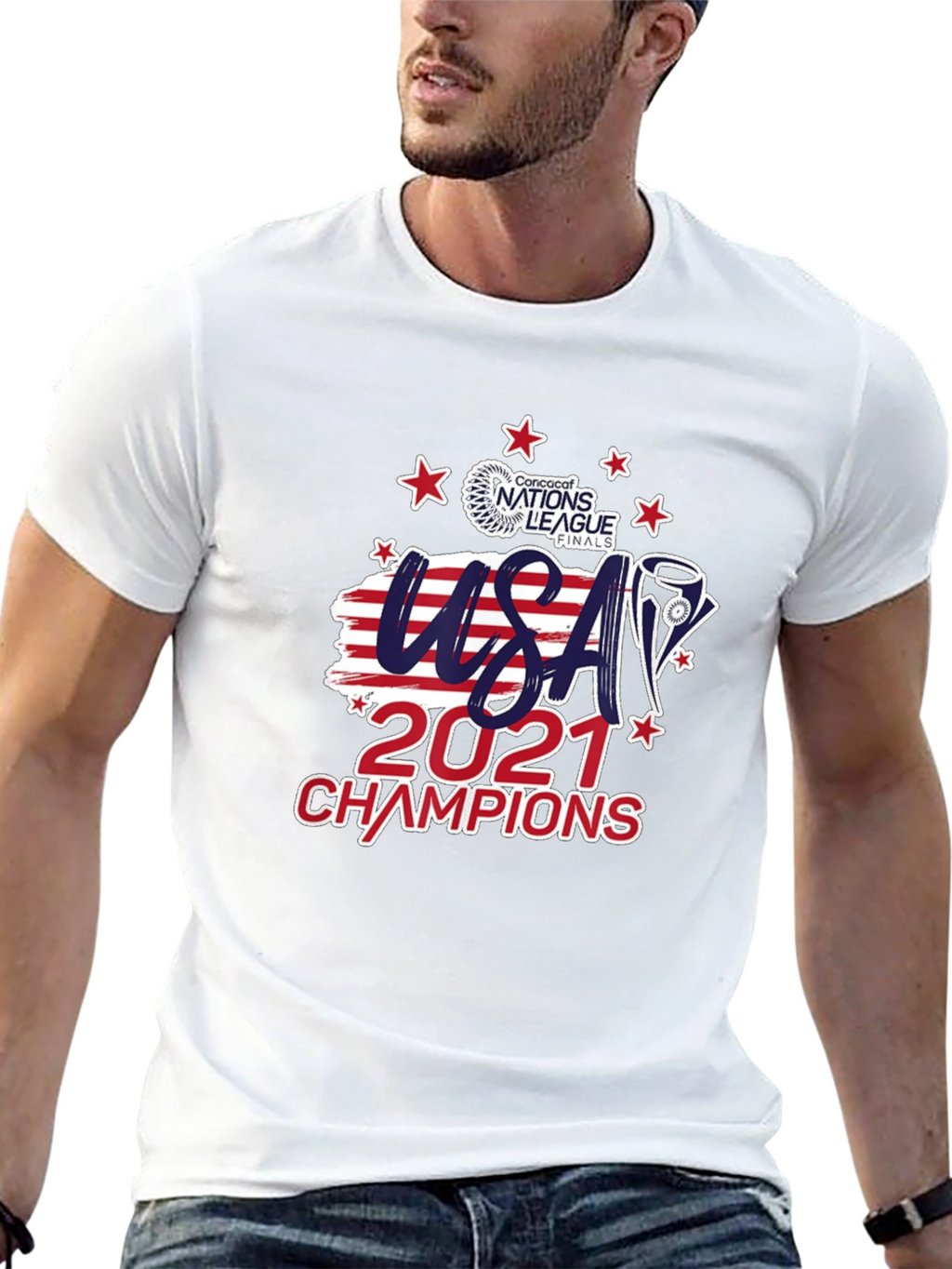 USA 2021 Champions Graphic Tee - Black