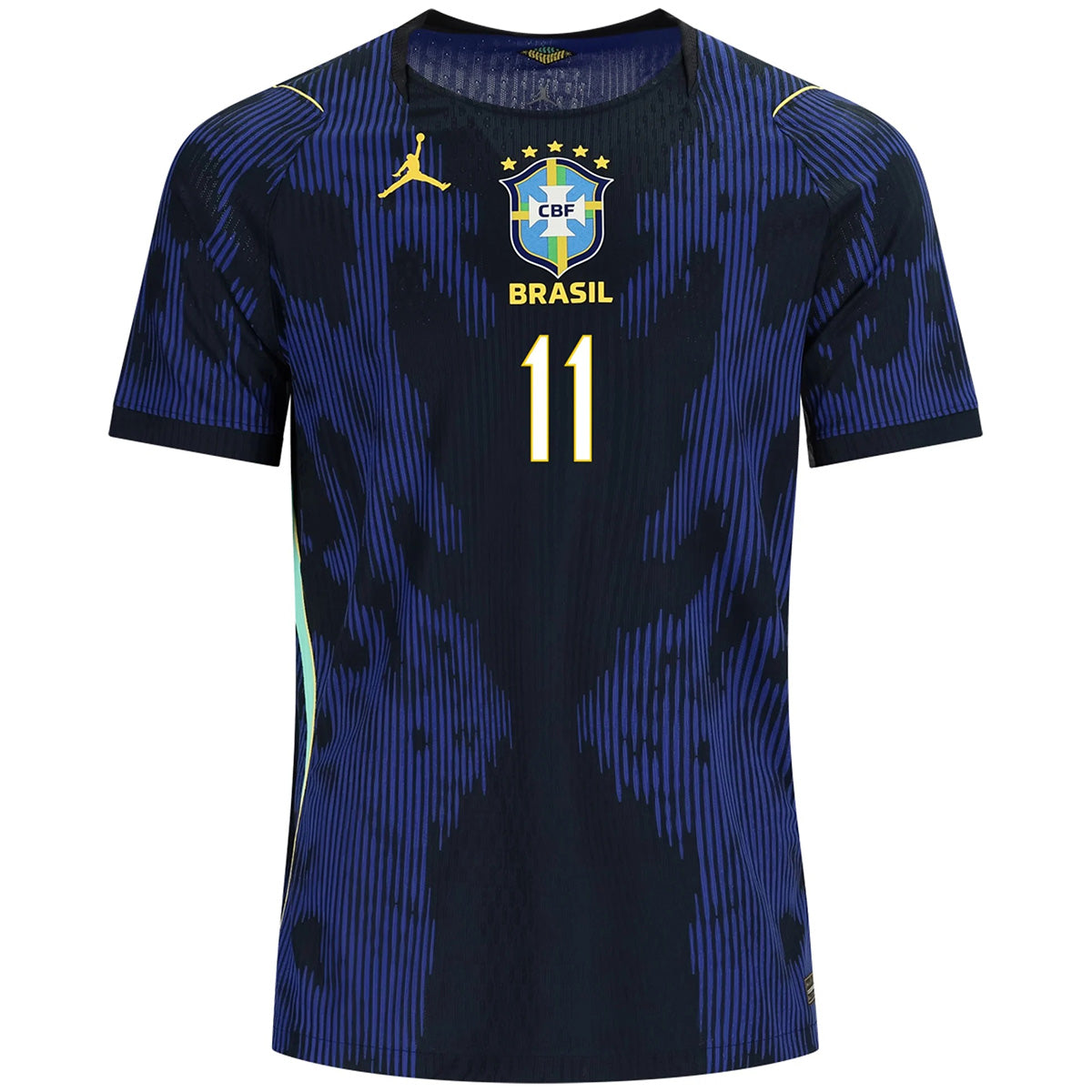 Raphinha #11 Brazil Away Match Jersey Player Version World Cup 2026 Back