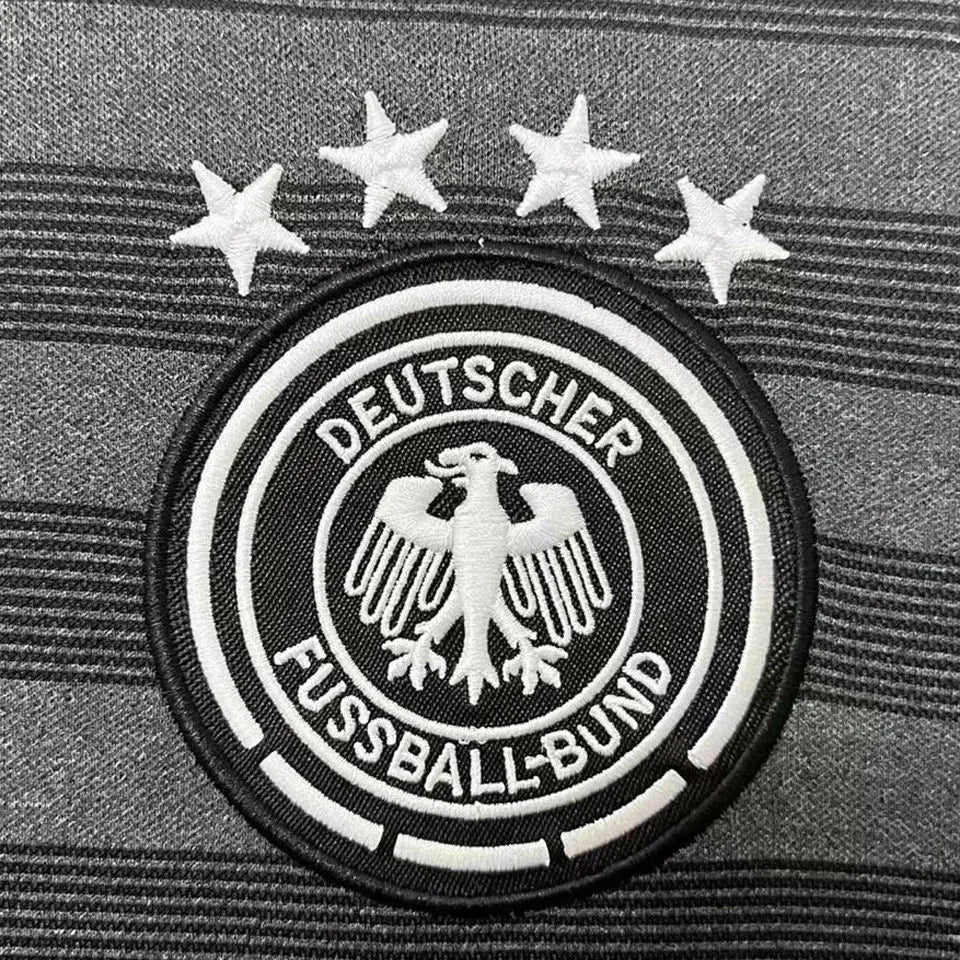 2016 Germany Away Retro Soccer Jersey Detail 2