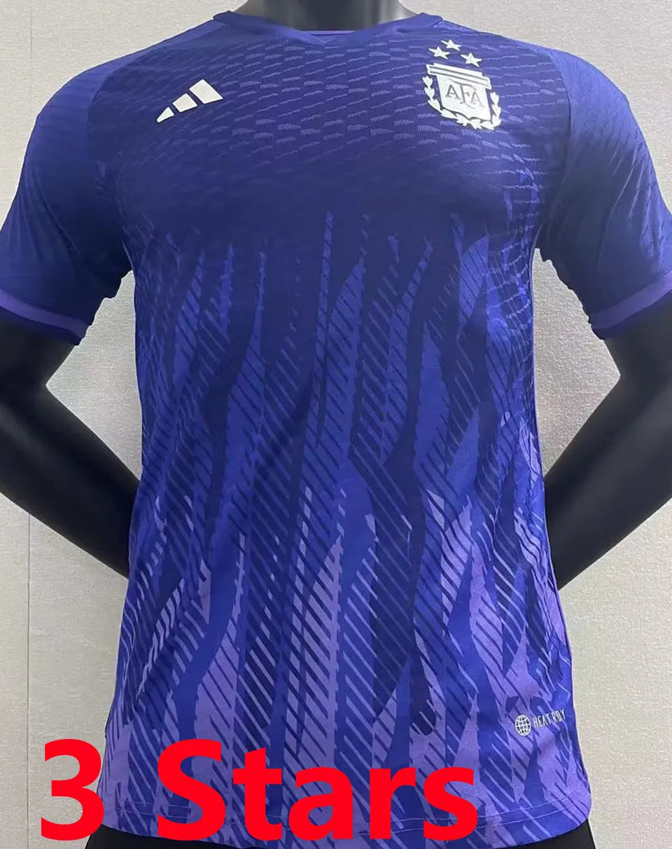 2022/23 Argentina Away Player Version Jersey (3 Stars 3星) Front