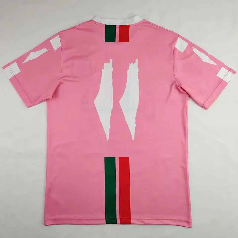 2024 Palestine Pink Fans Soccer Jersey Back