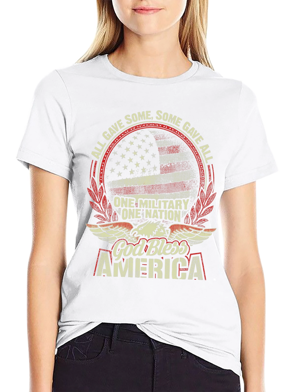 God Bless America Patriotic Graphic Tee