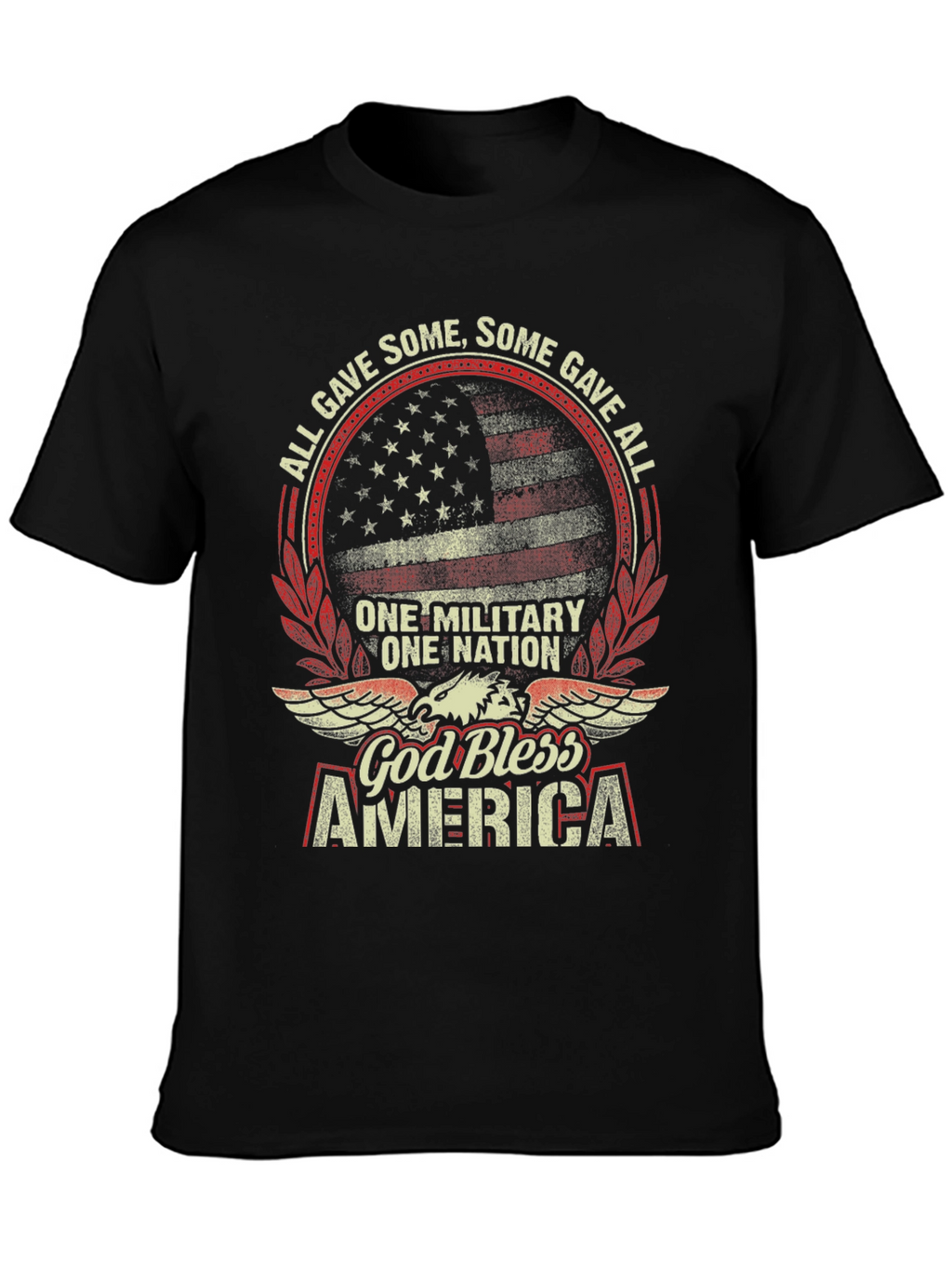 God Bless America Patriotic Graphic Tee