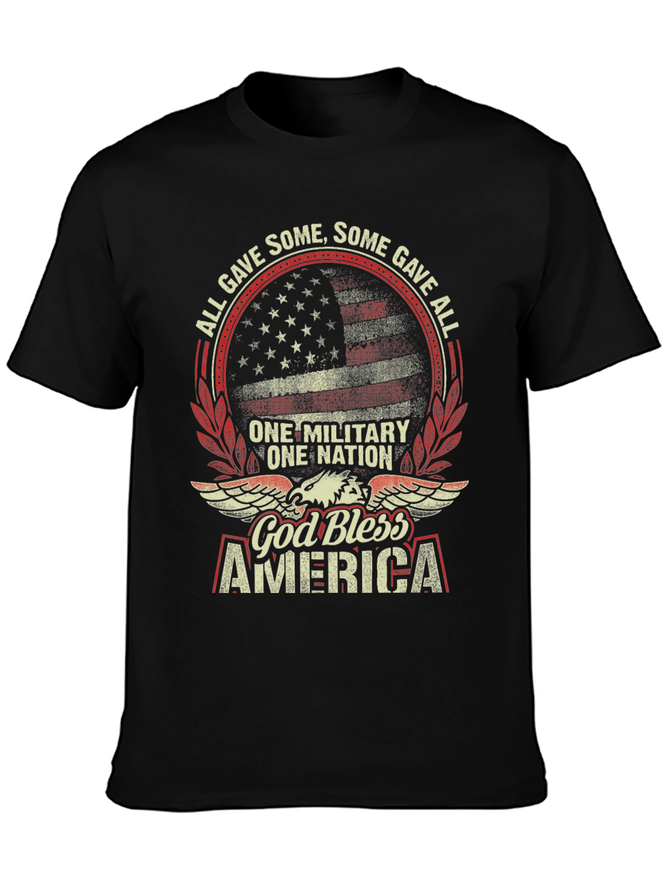 God Bless America Patriotic Graphic Tee