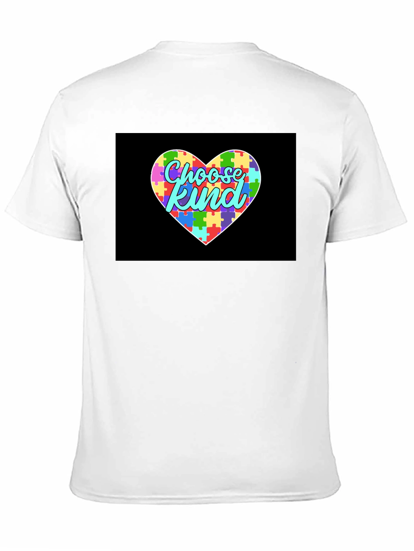 Choose Kind Autism Awareness Puzzle Heart T-Shirt