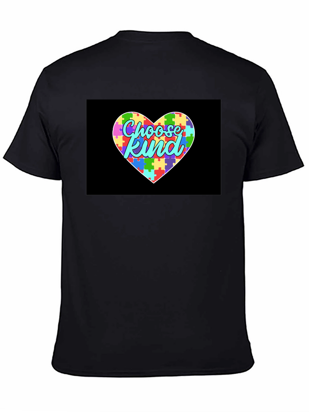 Choose Kind Autism Awareness Puzzle Heart T-Shirt