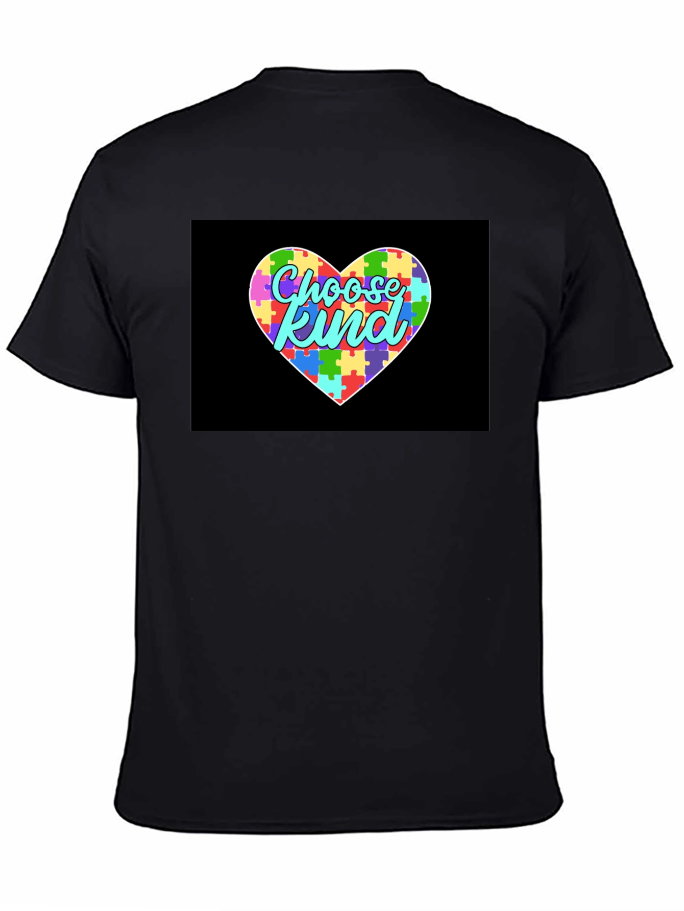 Choose Kind Autism Awareness Puzzle Heart T-Shirt