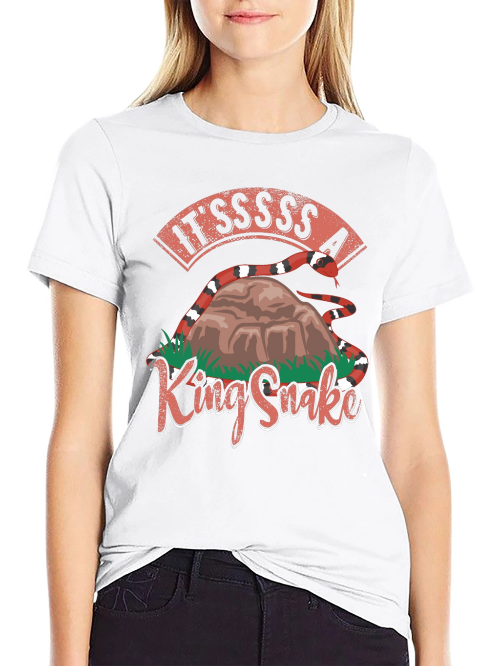 King Snake T-Shirt - Ssssssnake Design