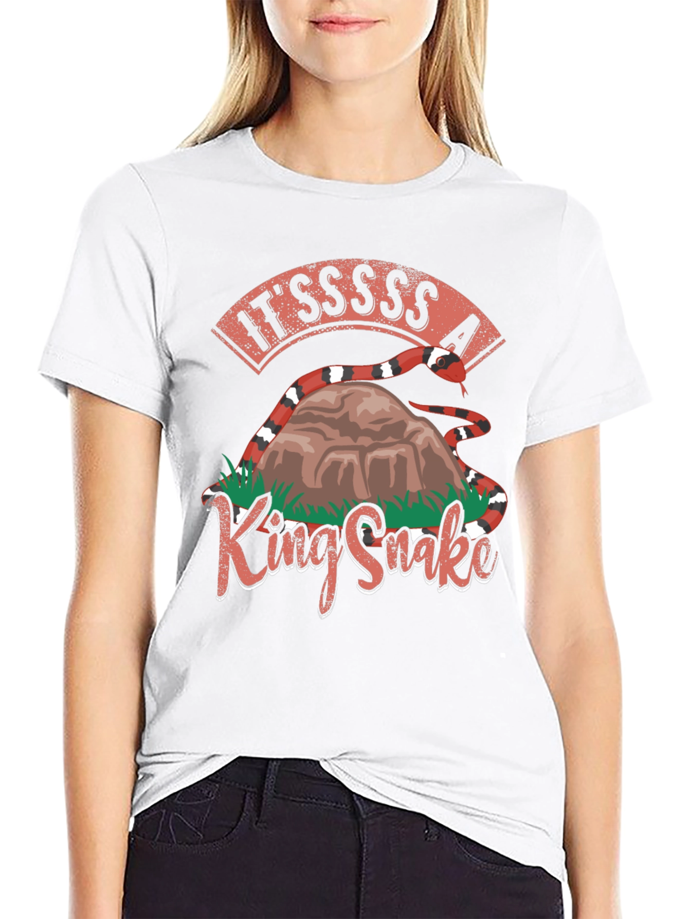 King Snake T-Shirt - Ssssssnake Design