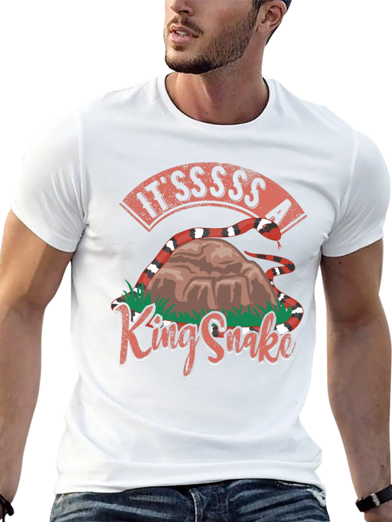 King Snake T-Shirt - Ssssssnake Design