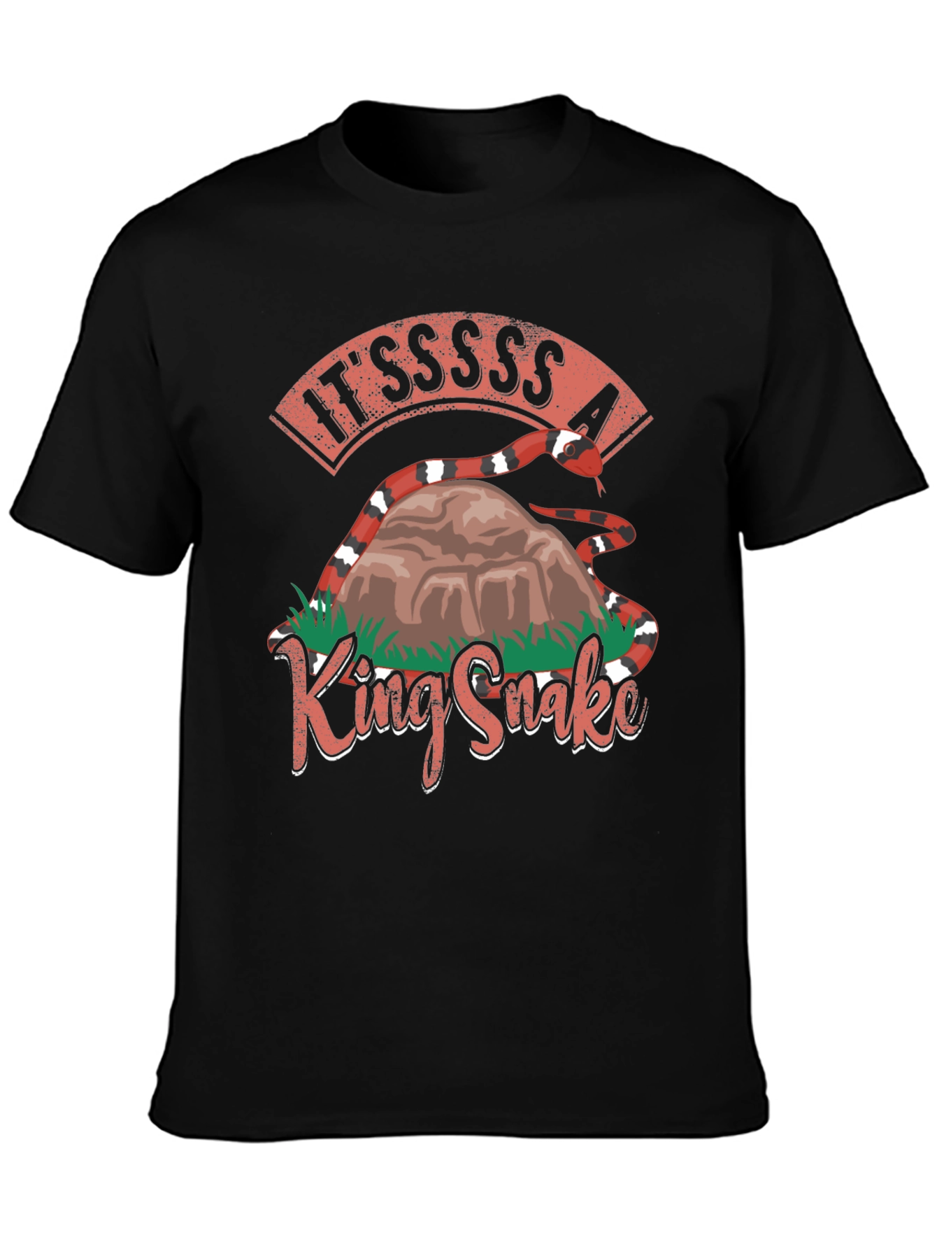 King Snake T-Shirt - Ssssssnake Design