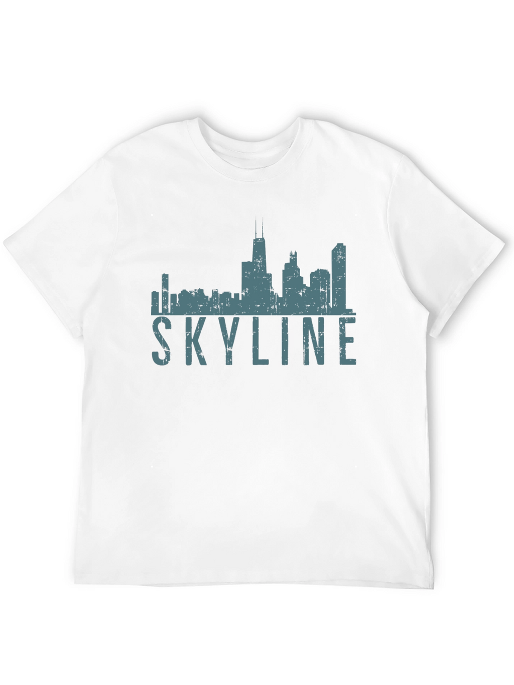 Chicago Skyline Graphic Tee - Black