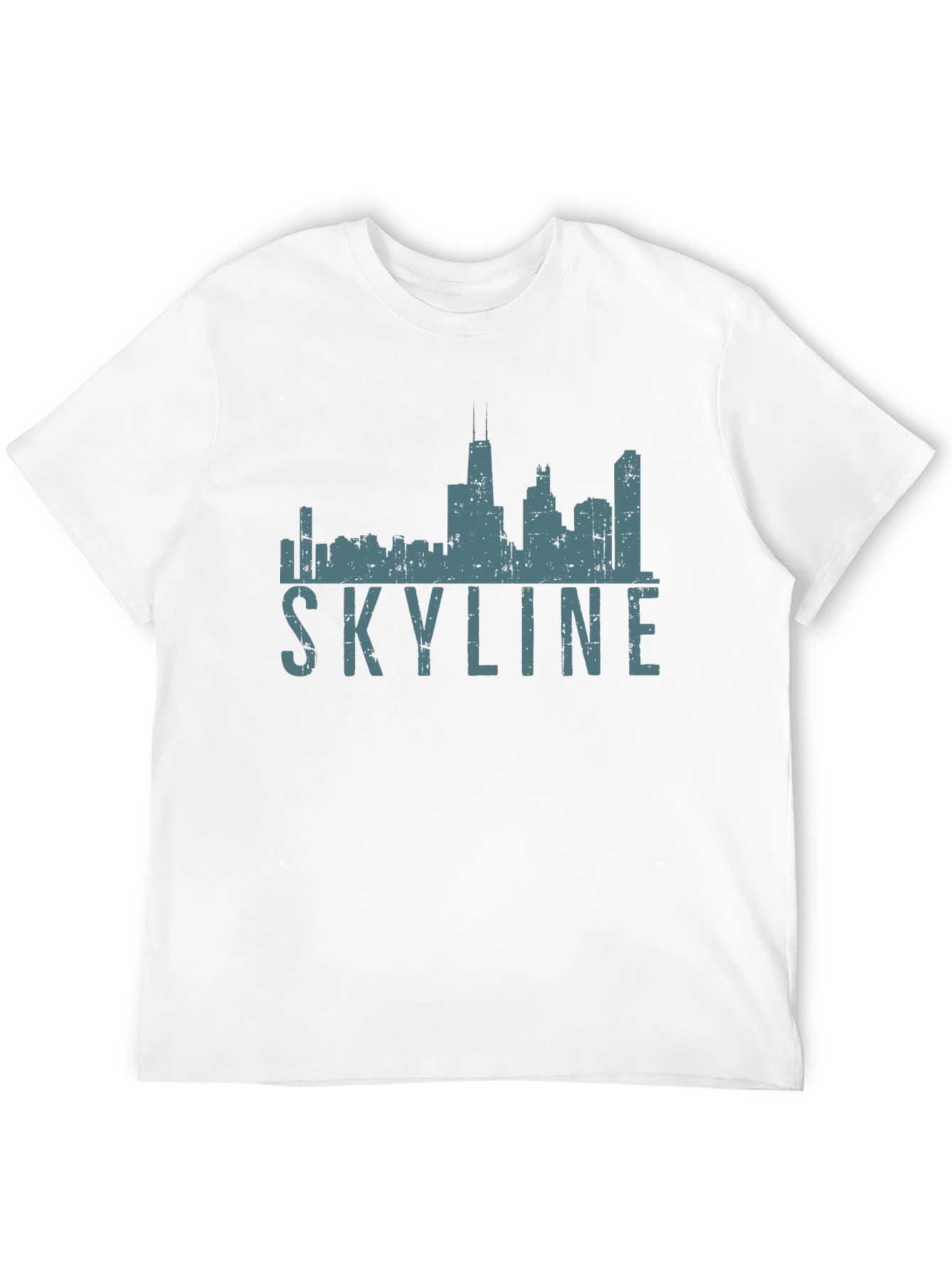 Chicago Skyline Graphic Tee - Black