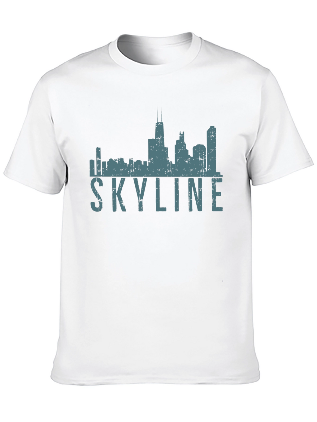 Chicago Skyline Graphic Tee - Black