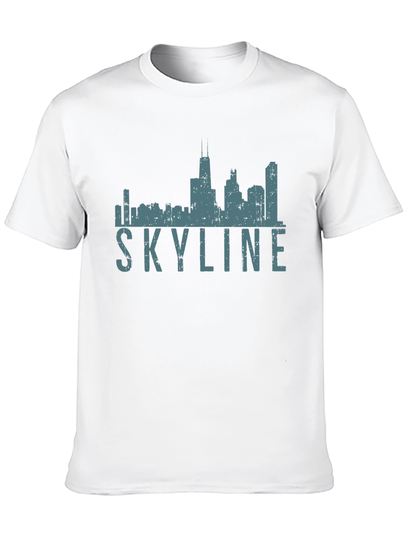 Chicago Skyline Graphic Tee - Black
