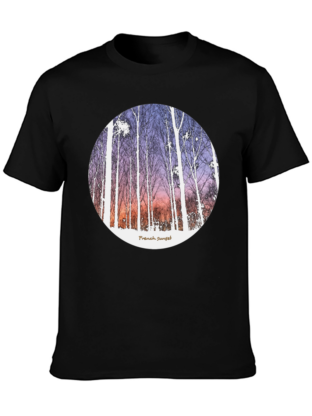 French Sunset Graphic T-Shirt
