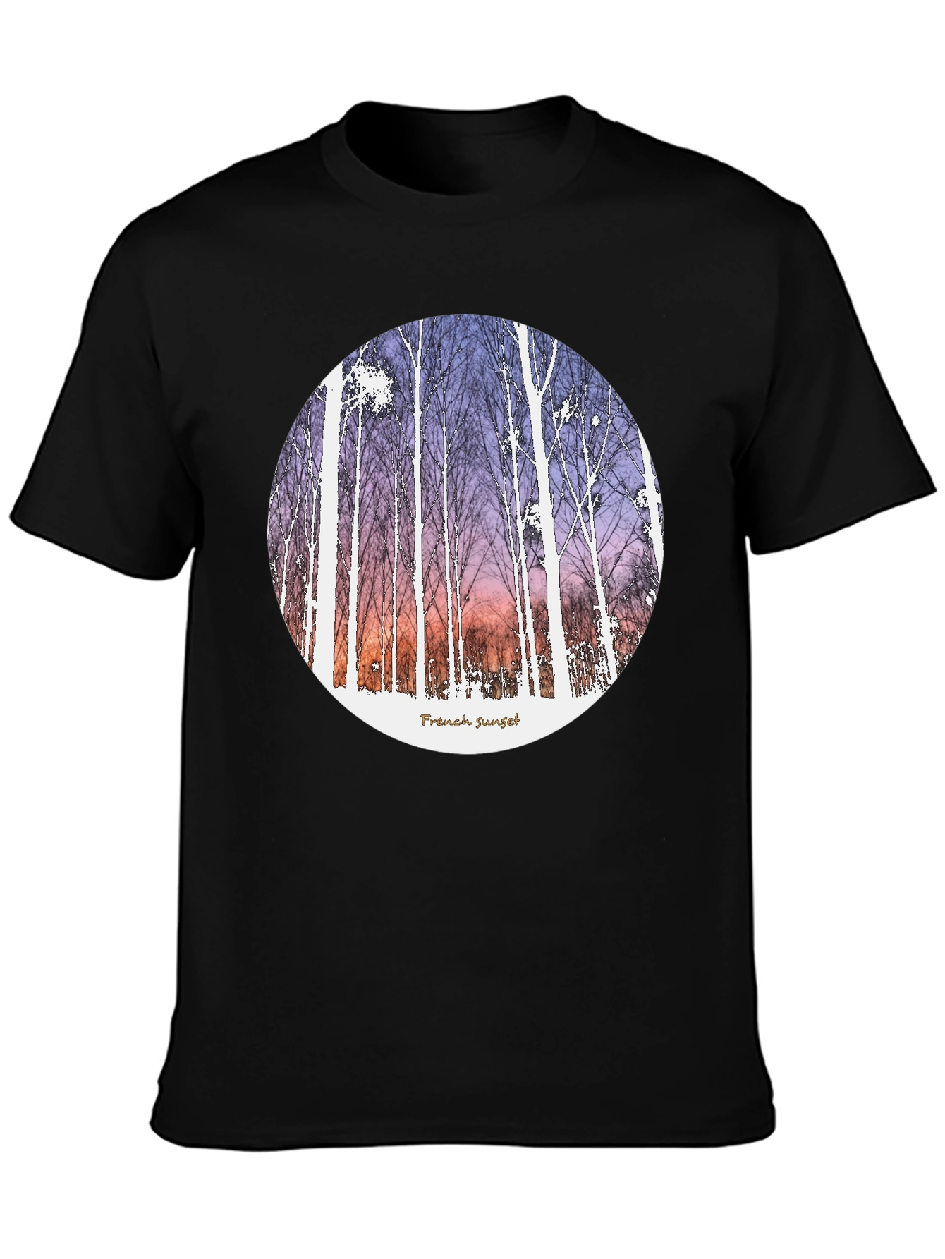 French Sunset Graphic T-Shirt