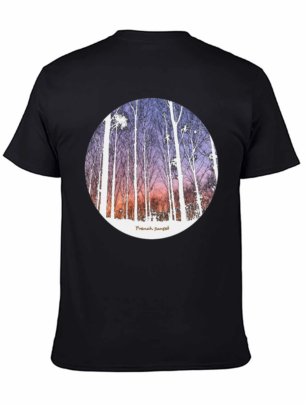 French Sunset Graphic T-Shirt