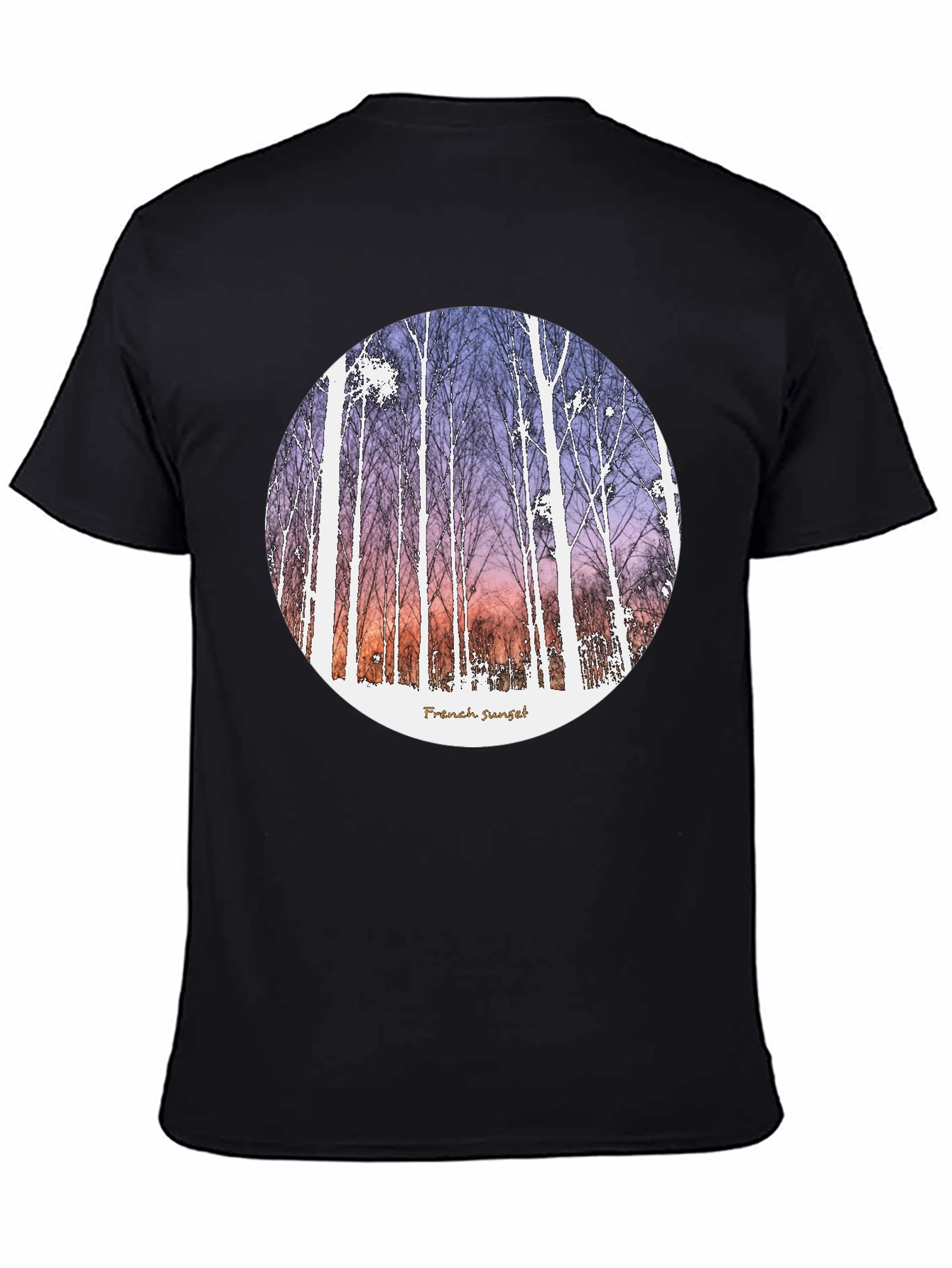 French Sunset Graphic T-Shirt