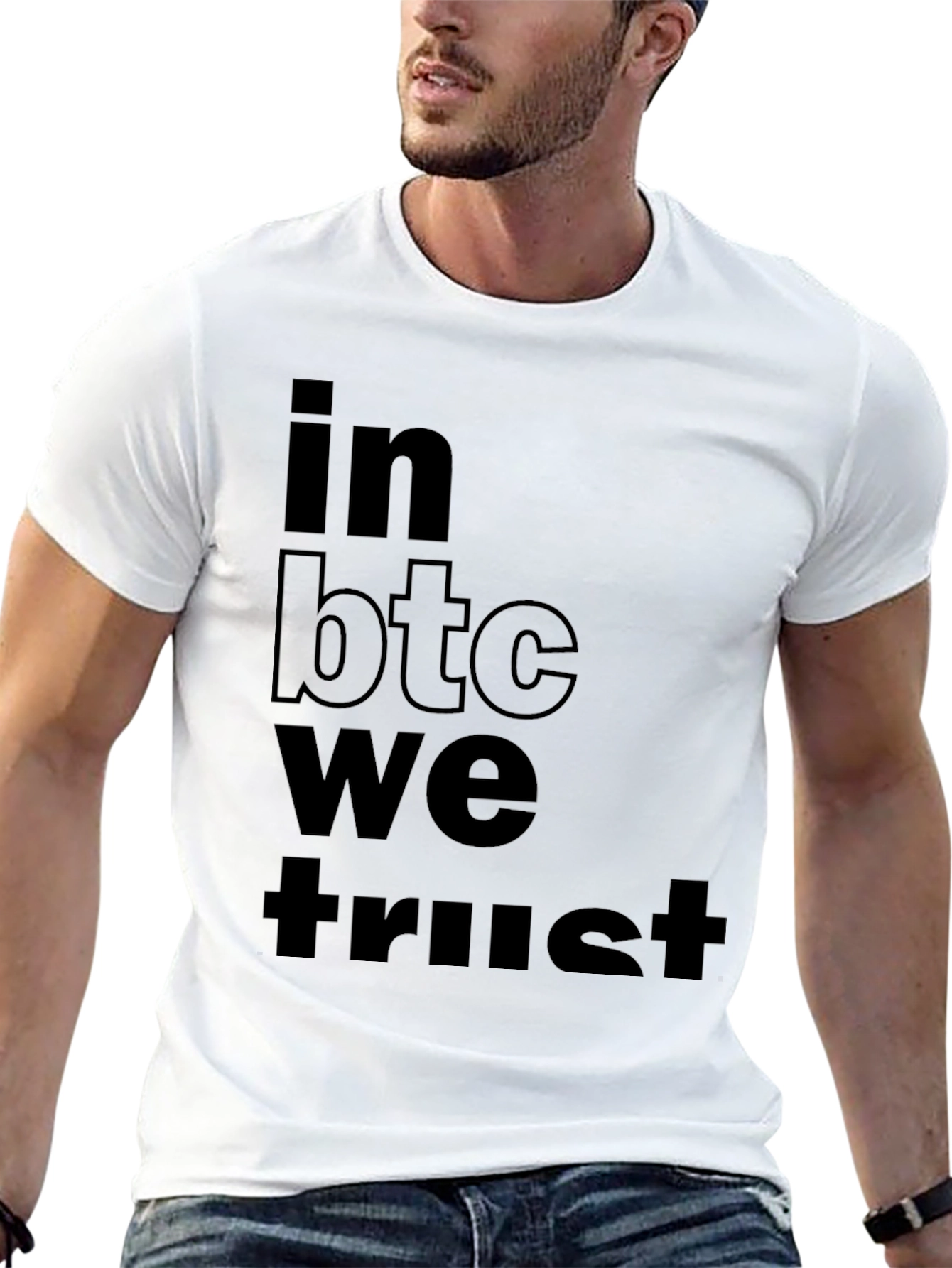 In BTC We Trust Black T-Shirt