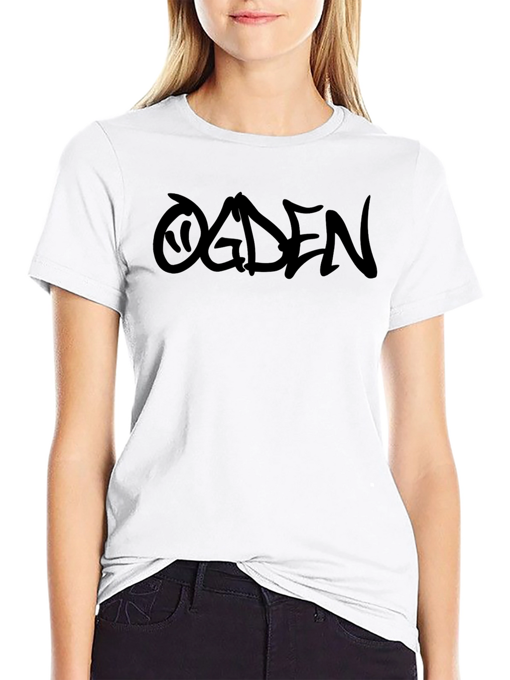 OGDEN Black Graphic Tee - Soft Cotton Blend