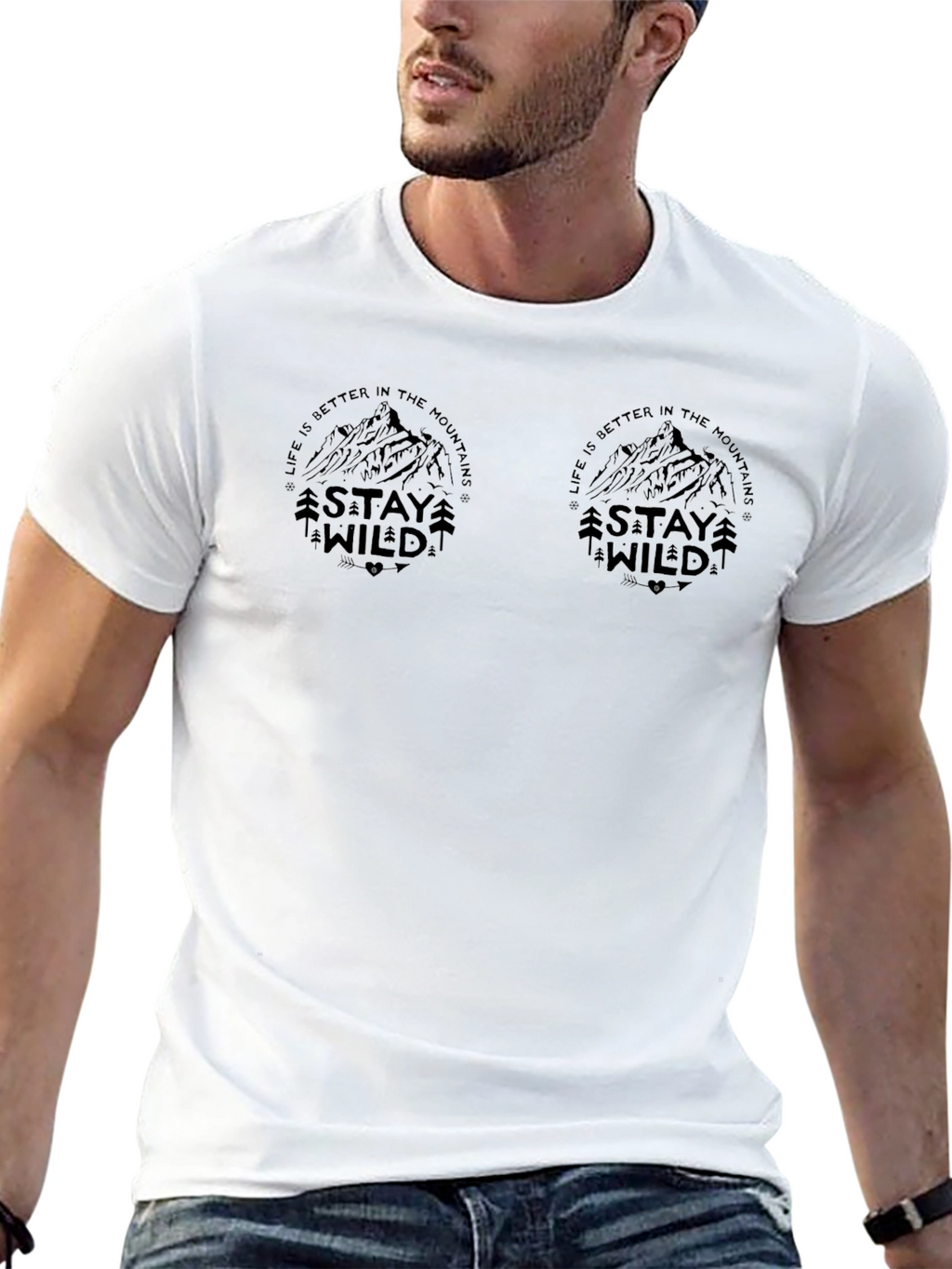 Stay Wild Mountain Graphic Tee