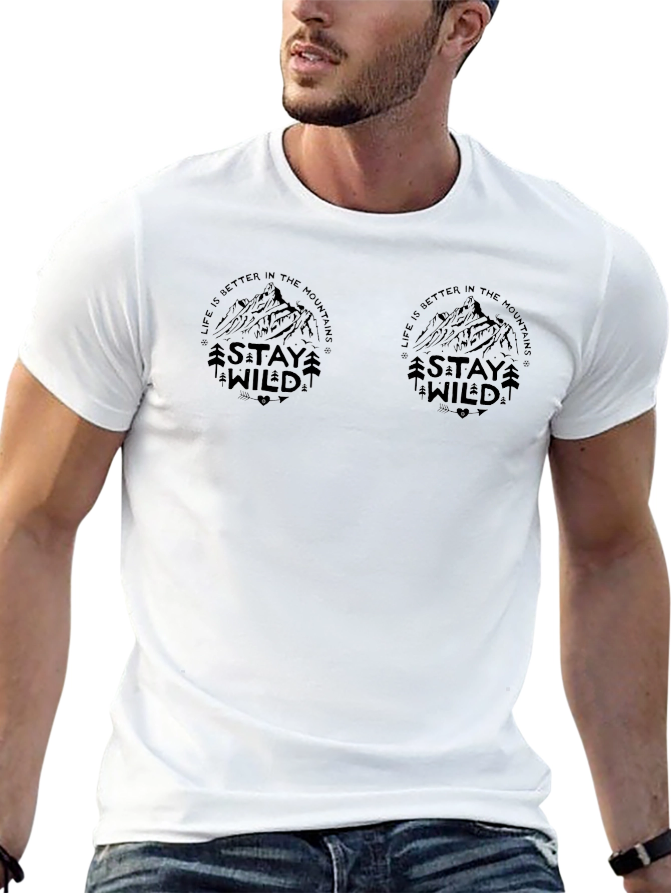 Stay Wild Mountain Graphic Tee