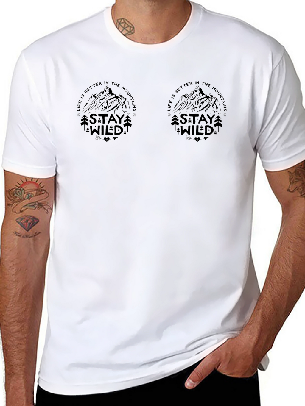 Stay Wild Mountain Graphic Tee