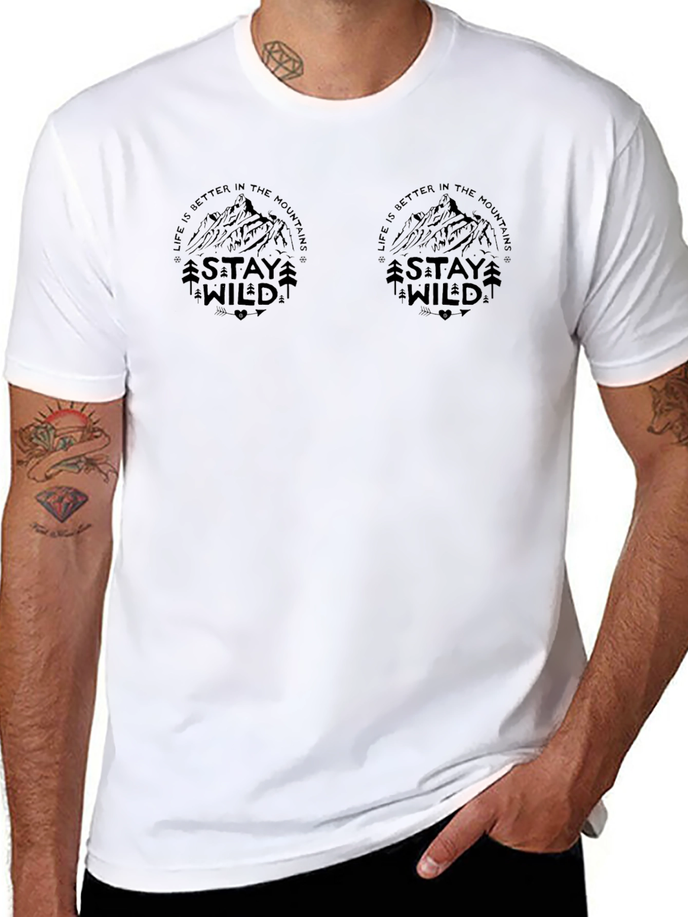 Stay Wild Mountain Graphic Tee