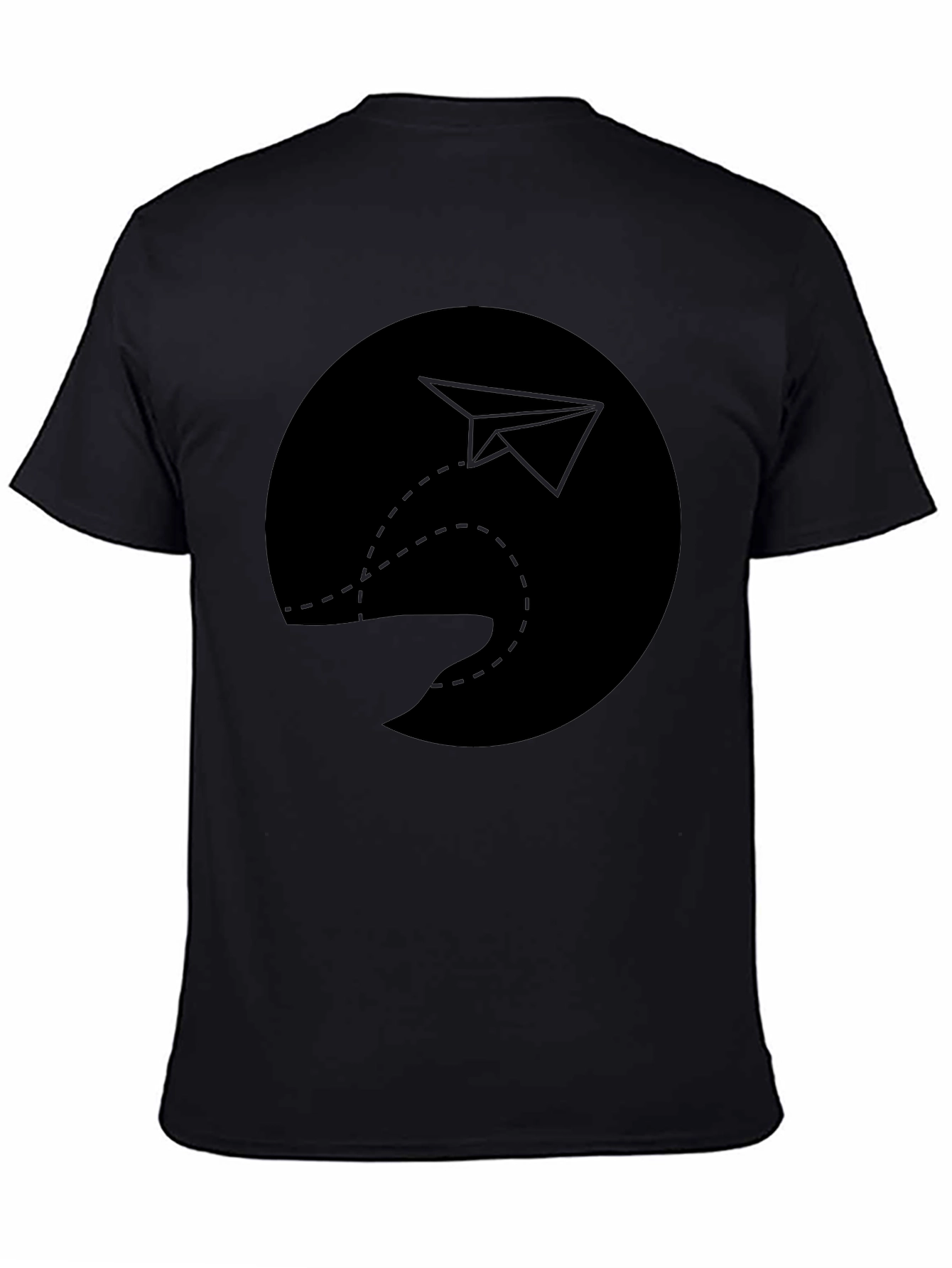 Paper Plane Graphic Tee - Soft Cotton Comfort