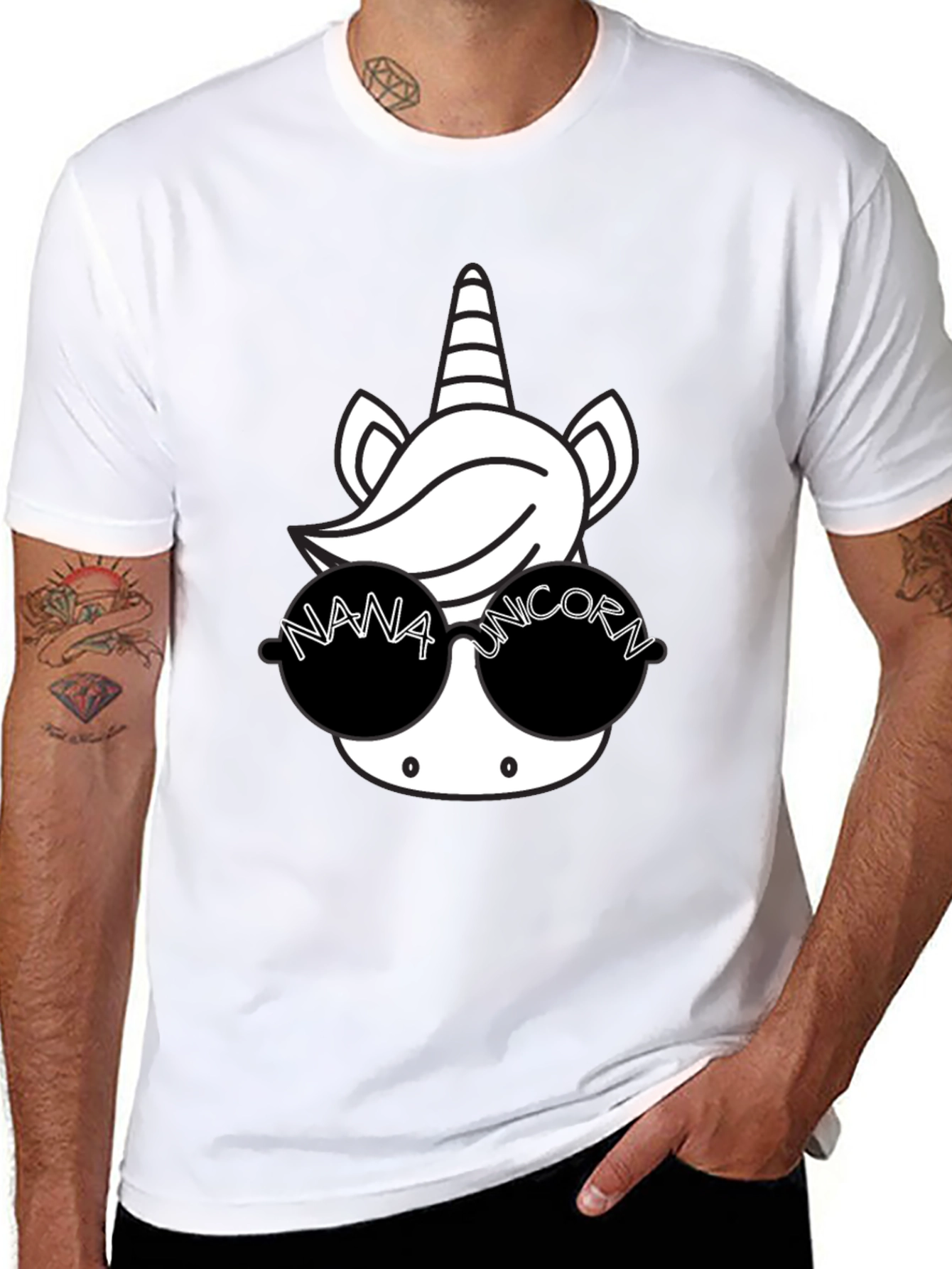 Nana Unicorn T-Shirt - Graphic Tee